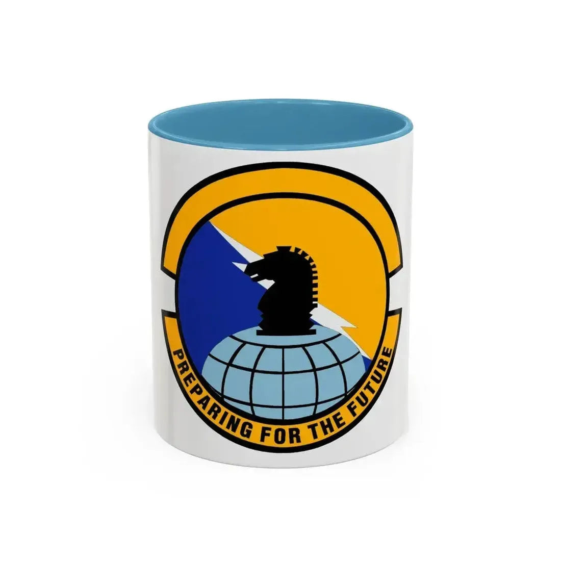 690 Intelligence Support Squadron ACC (U.S. Air Force) Accent Coffee Mug 11oz Light Blue - Go Mug Yourself