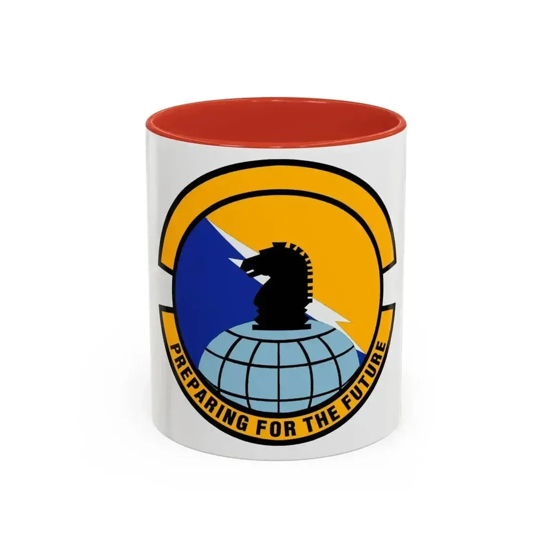 690 Intelligence Support Squadron ACC (U.S. Air Force) Accent Coffee Mug 11oz Red - Go Mug Yourself