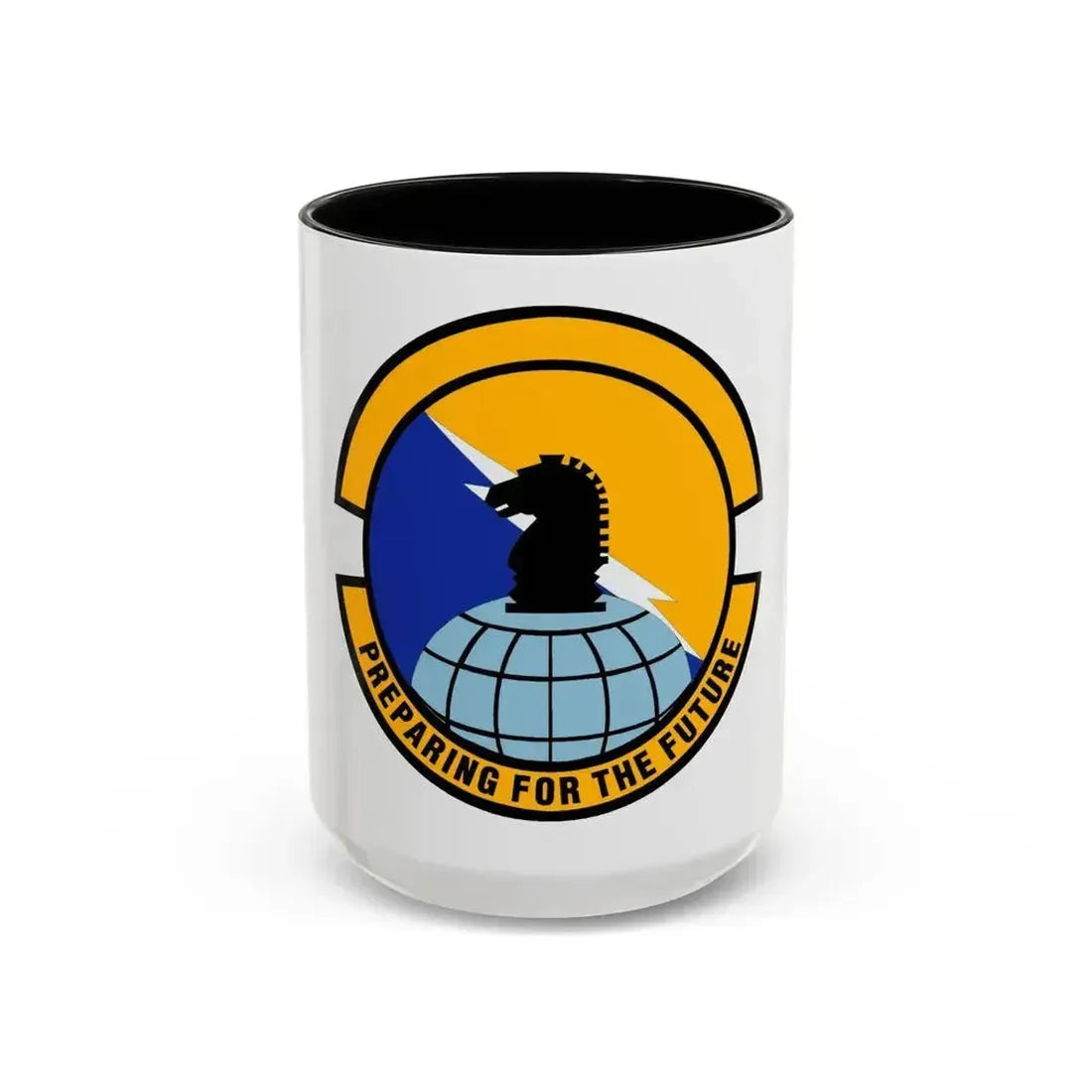 690 Intelligence Support Squadron ACC (U.S. Air Force) Accent Coffee Mug 15oz Black - Go Mug Yourself