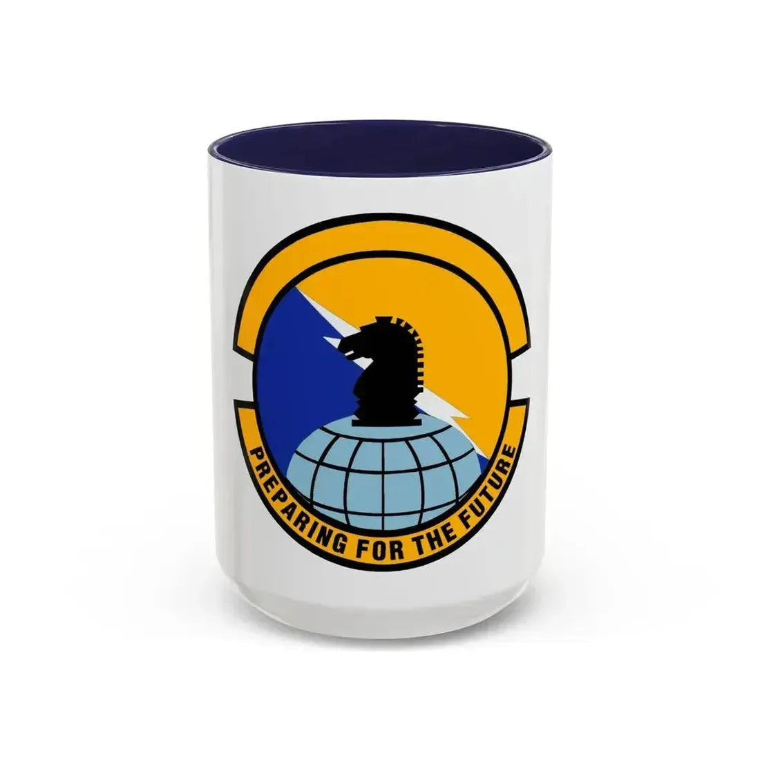 690 Intelligence Support Squadron ACC (U.S. Air Force) Accent Coffee Mug 15oz Navy - Go Mug Yourself
