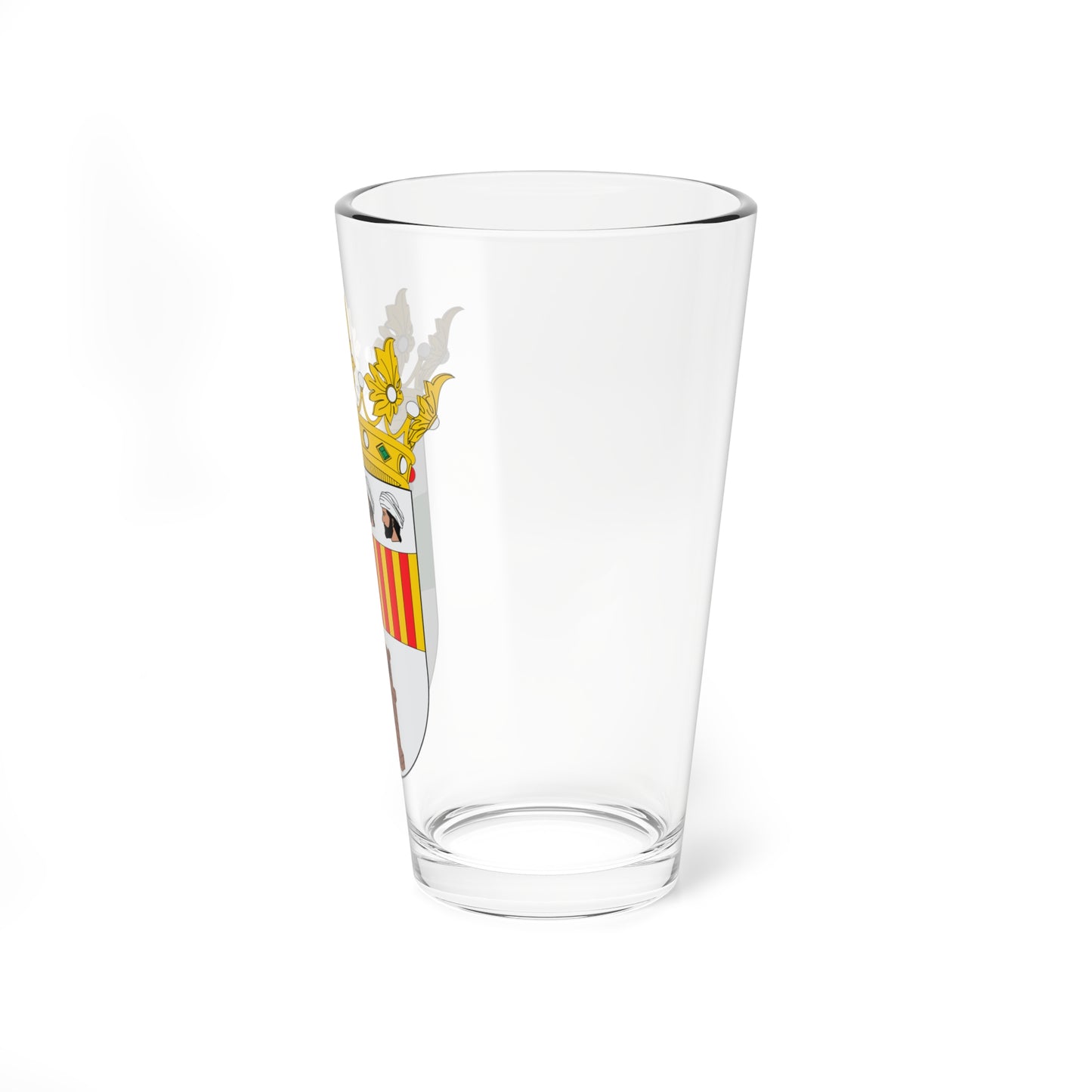 Escudo de Almudévar (Spain) (Coat of Arms) Pint Glass 16oz