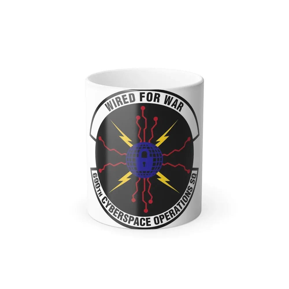 690th Cyberspace Operations (U.S. Air Force) Color Changing Mug 11oz - Go Mug Yourself