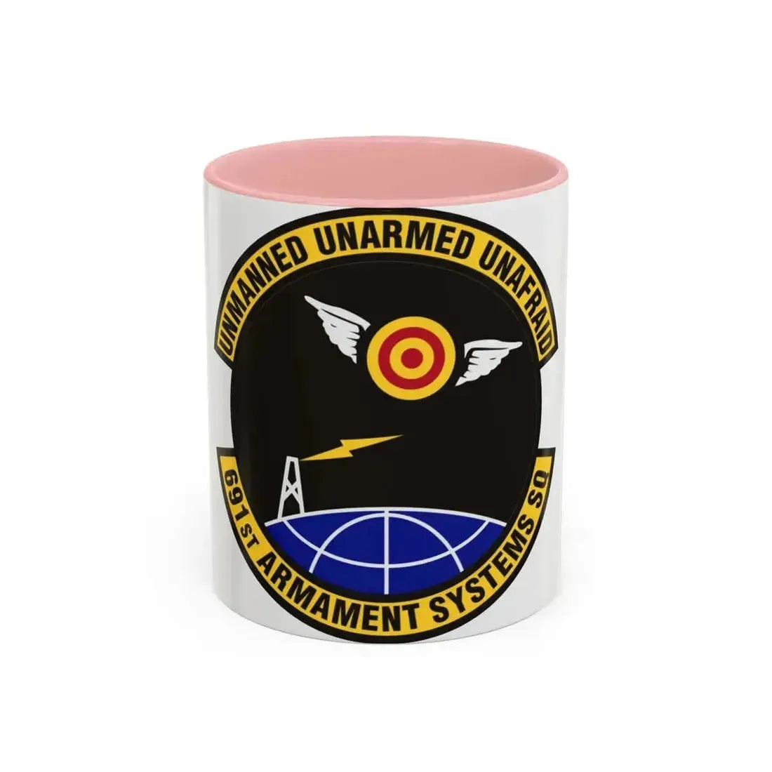 691st Armament Systems Squadron (U.S. Air Force) Accent Coffee Mug 11oz Pink - Go Mug Yourself