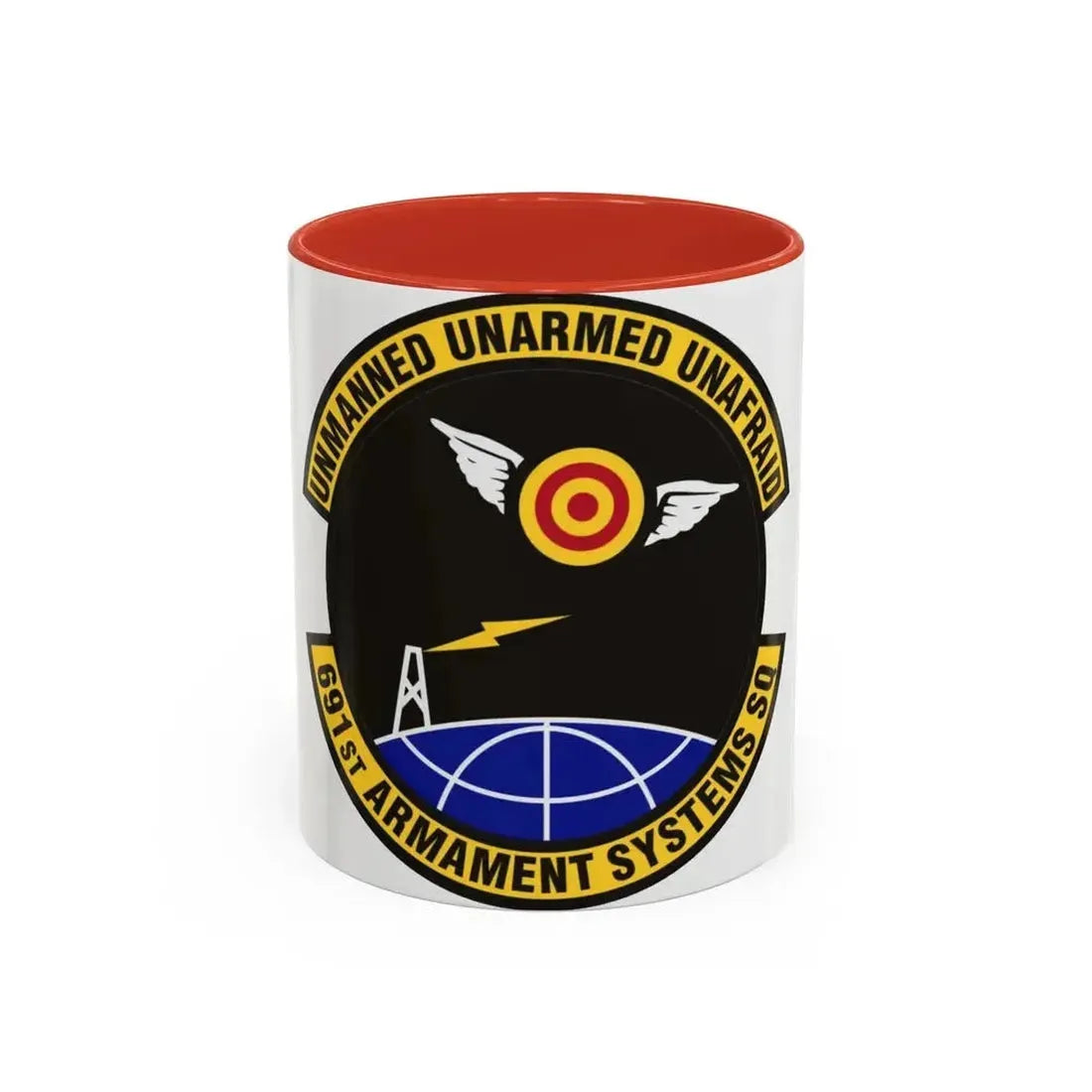 691st Armament Systems Squadron (U.S. Air Force) Accent Coffee Mug 11oz Red - Go Mug Yourself