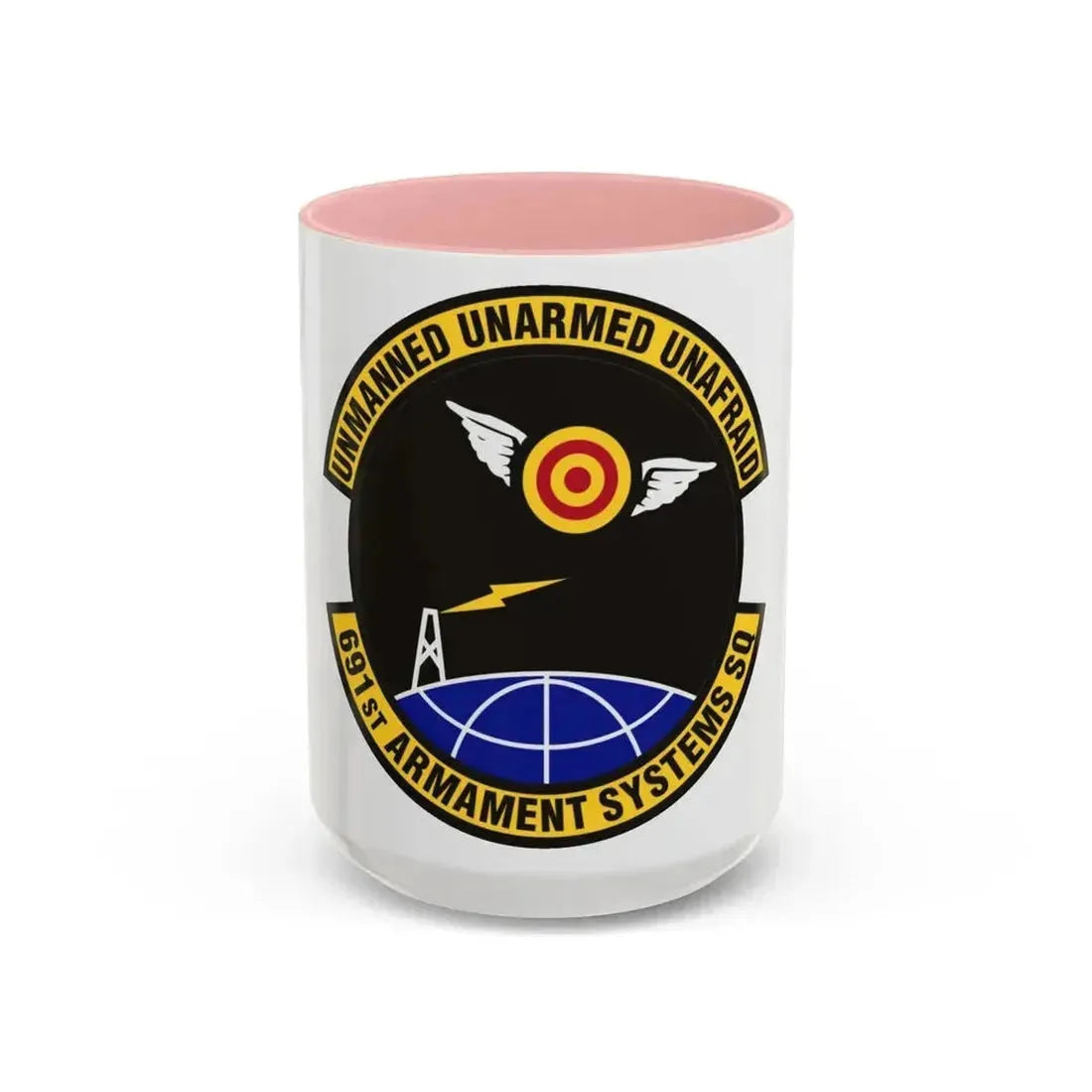 691st Armament Systems Squadron (U.S. Air Force) Accent Coffee Mug 15oz Pink - Go Mug Yourself