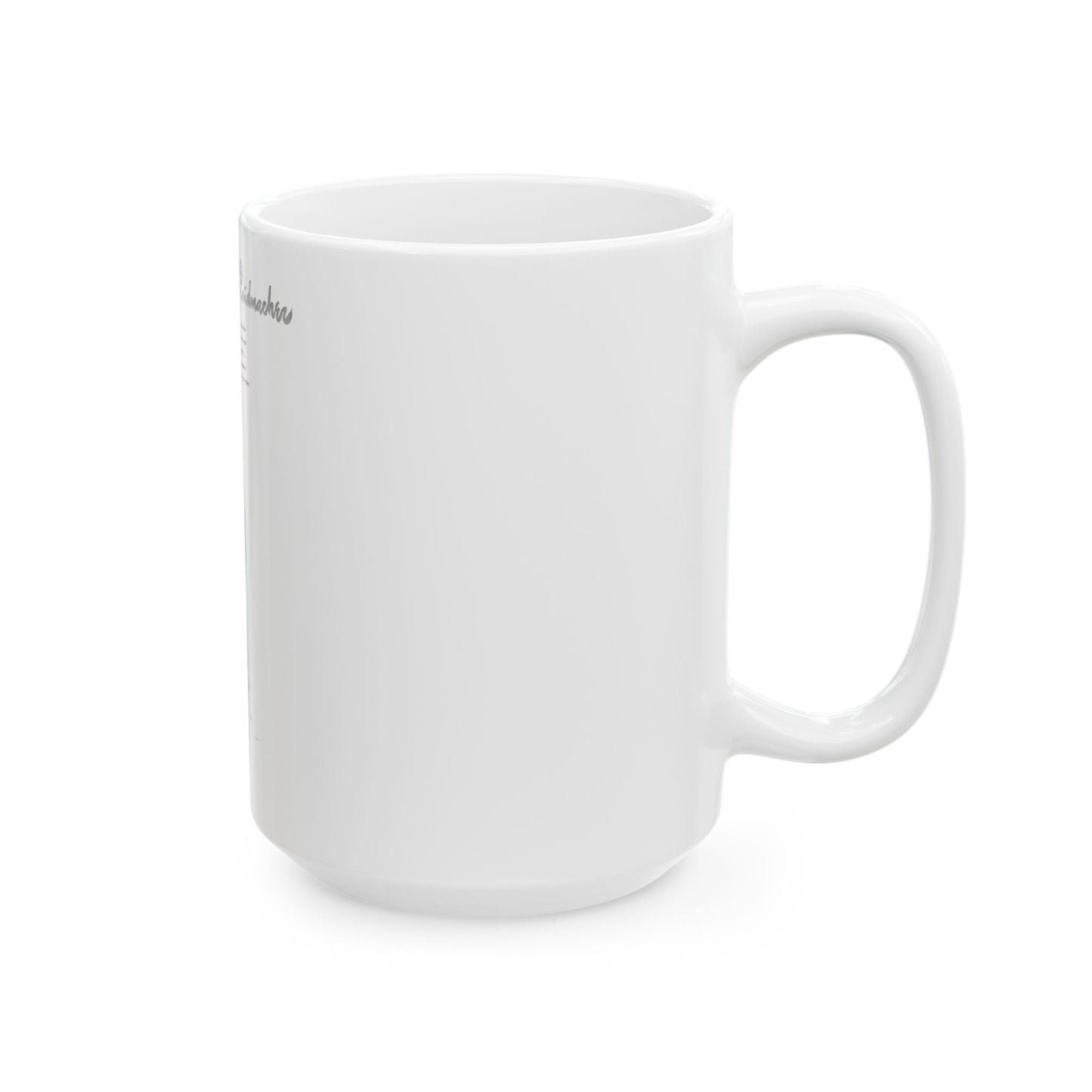 Handmachers fashion illustration (3), 1948 - White Coffee Mug