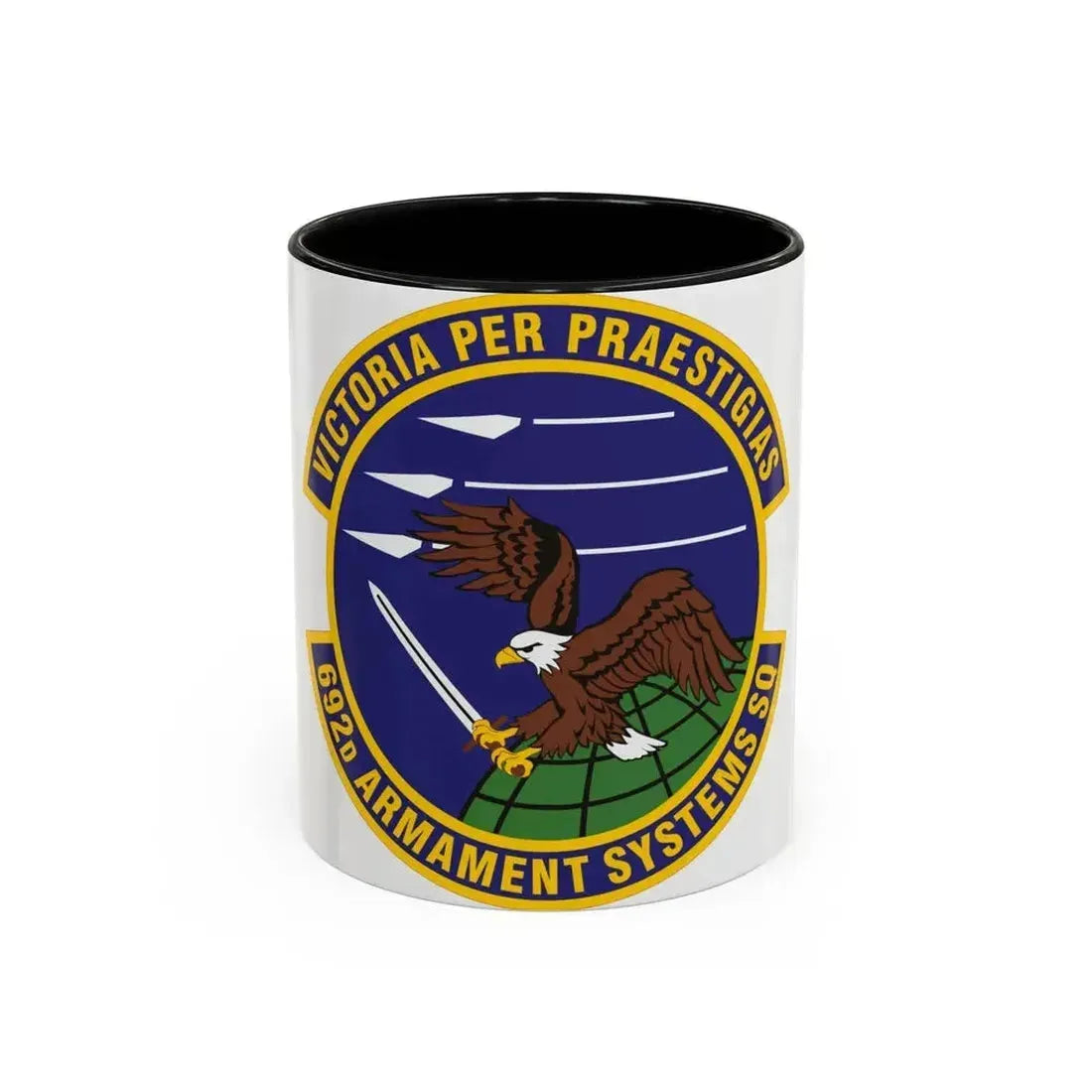 692d Armament Systems Squadron (U.S. Air Force) Accent Coffee Mug 11oz Black - Go Mug Yourself