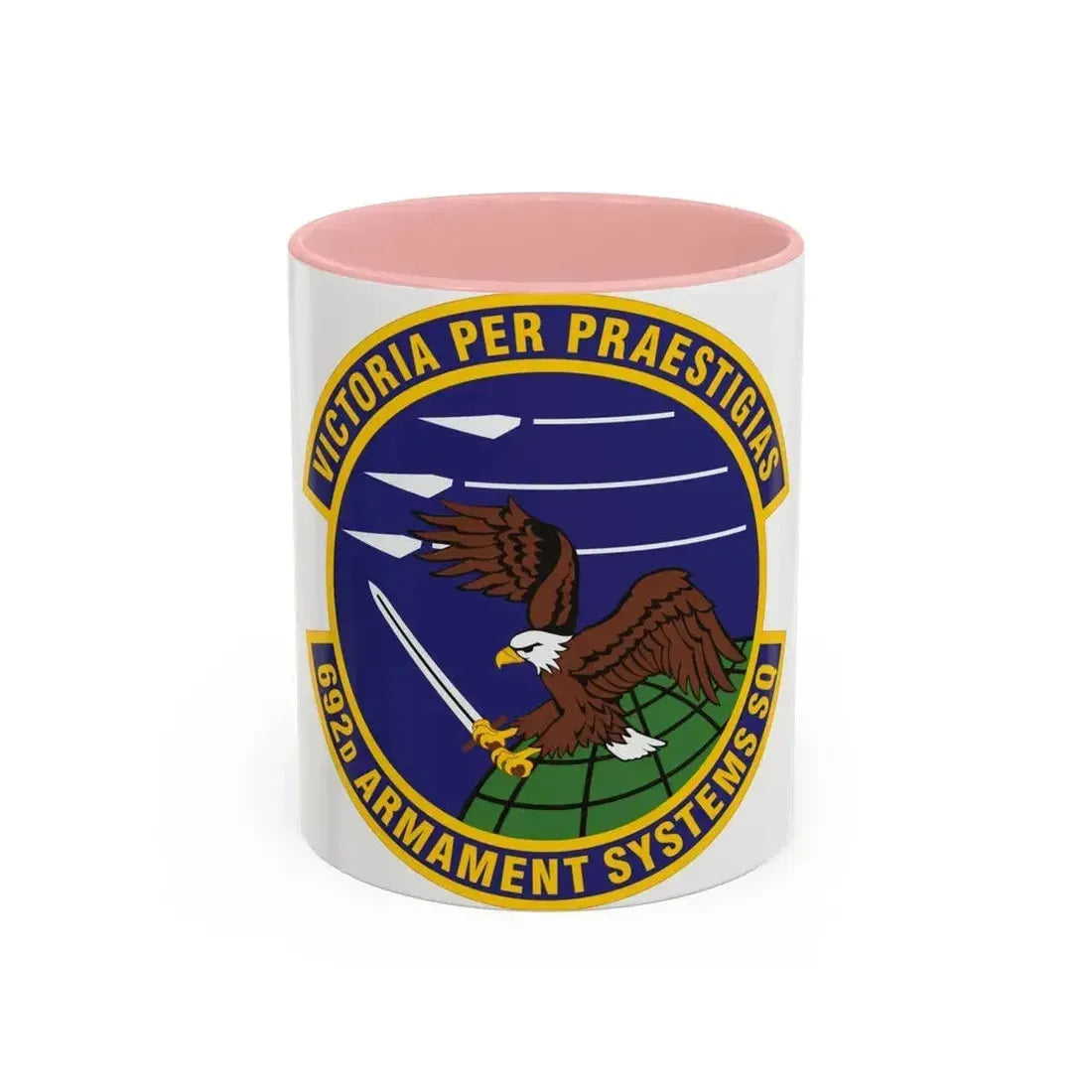 692d Armament Systems Squadron (U.S. Air Force) Accent Coffee Mug 11oz Pink - Go Mug Yourself