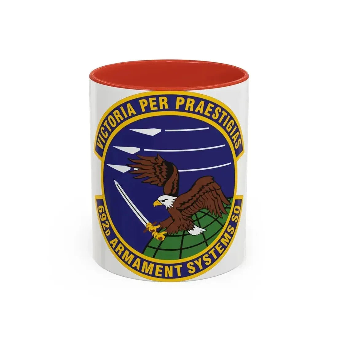 692d Armament Systems Squadron (U.S. Air Force) Accent Coffee Mug 11oz Red - Go Mug Yourself