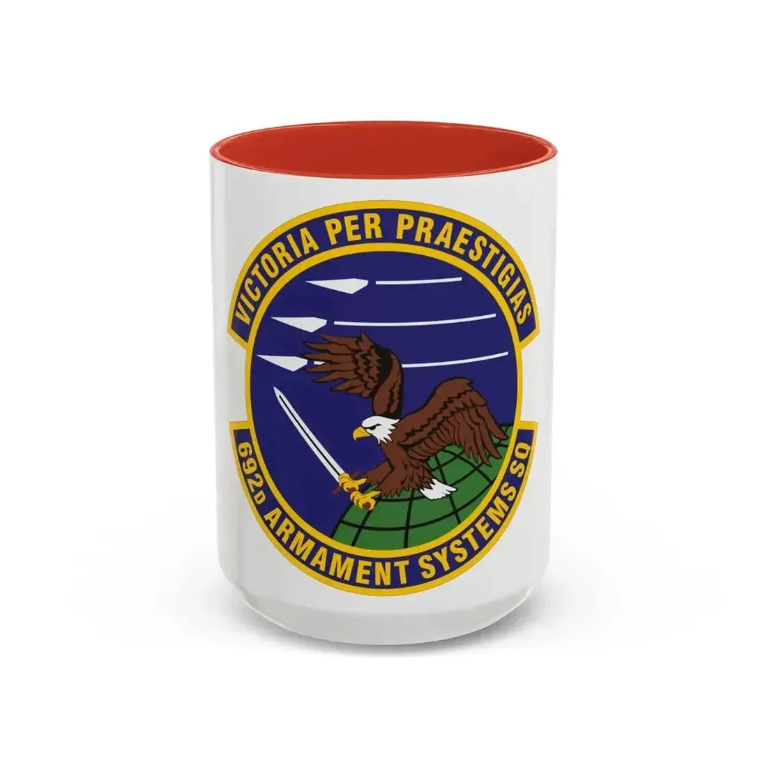 692d Armament Systems Squadron (U.S. Air Force) Accent Coffee Mug 15oz Red - Go Mug Yourself
