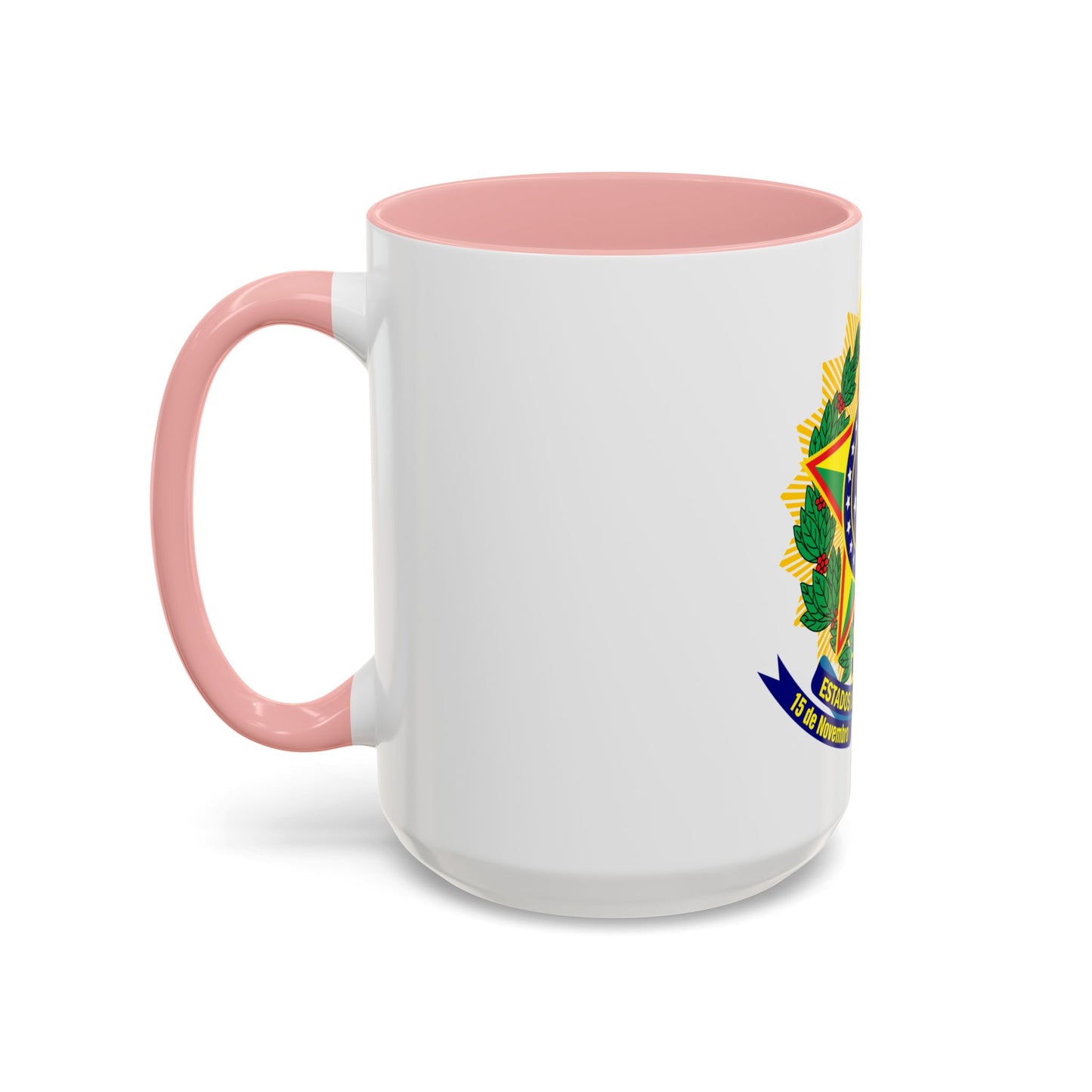 Coat of arms of the United States of Brazil - Accent Coffee Mug