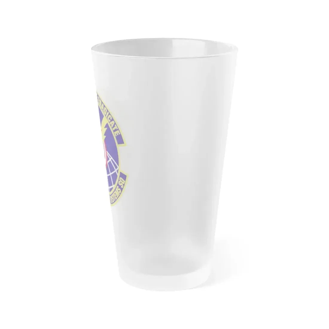 693d Armament Systems Squadron (U.S. Air Force) Frosted Pint Glass 16oz - Go Mug Yourself