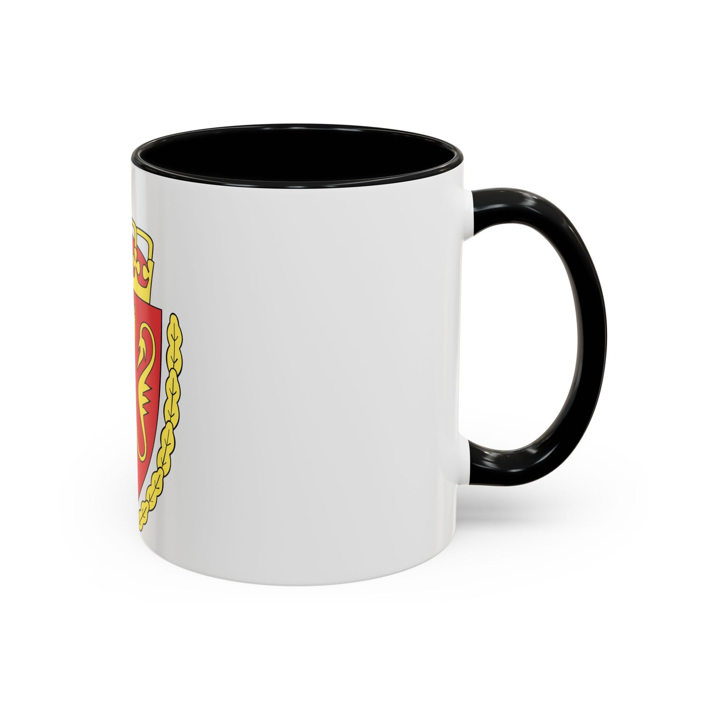 Coat of arms of the Norwegian Customs Service - Accent Coffee Mug