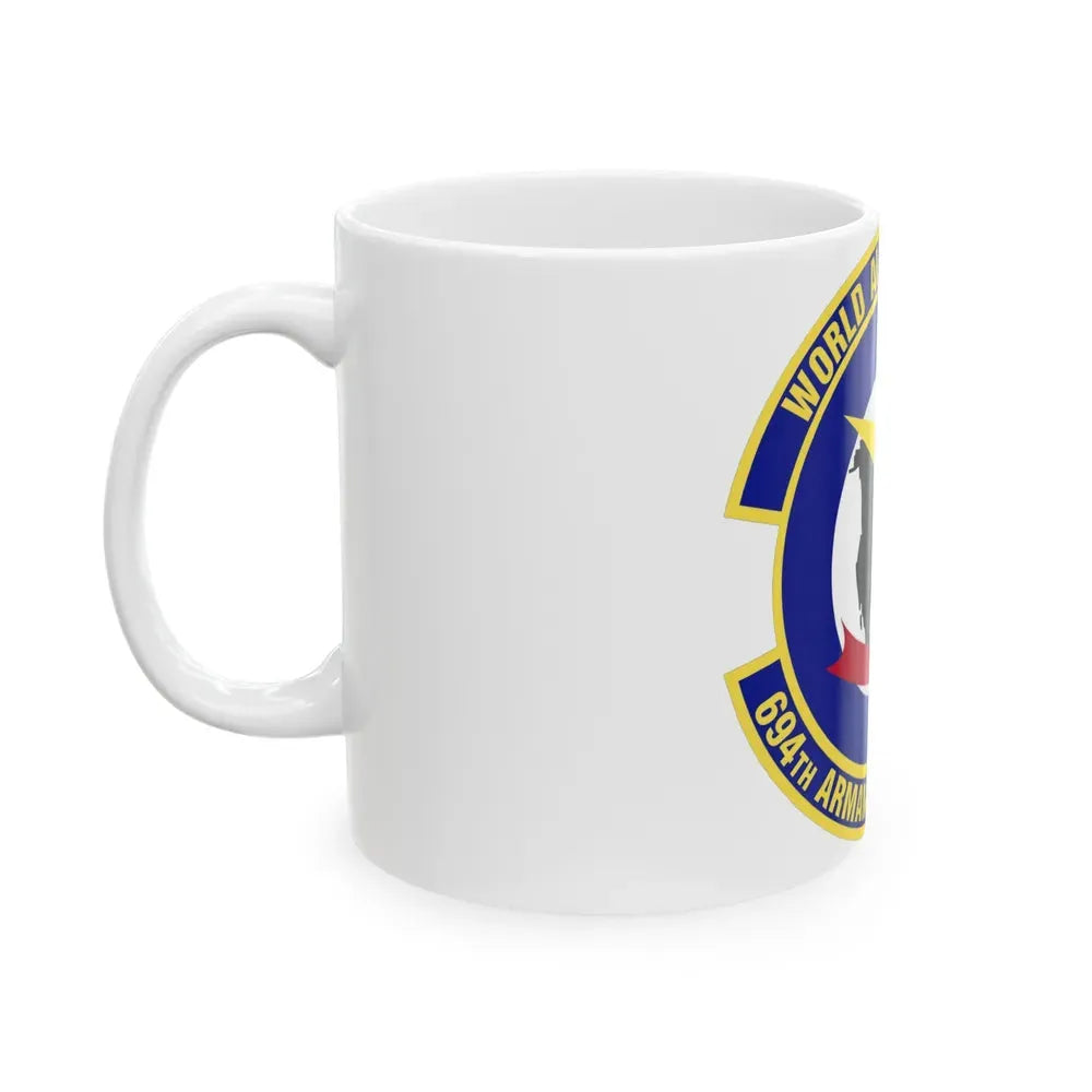 694th Armament Systems Squadron (U.S. Air Force) White Coffee Mug - Go Mug Yourself