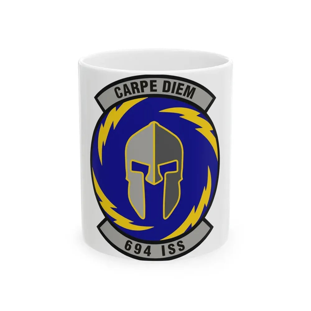 694th Intelligence Support Squadron (U.S. Air Force) White Coffee Mug 11oz - Go Mug Yourself