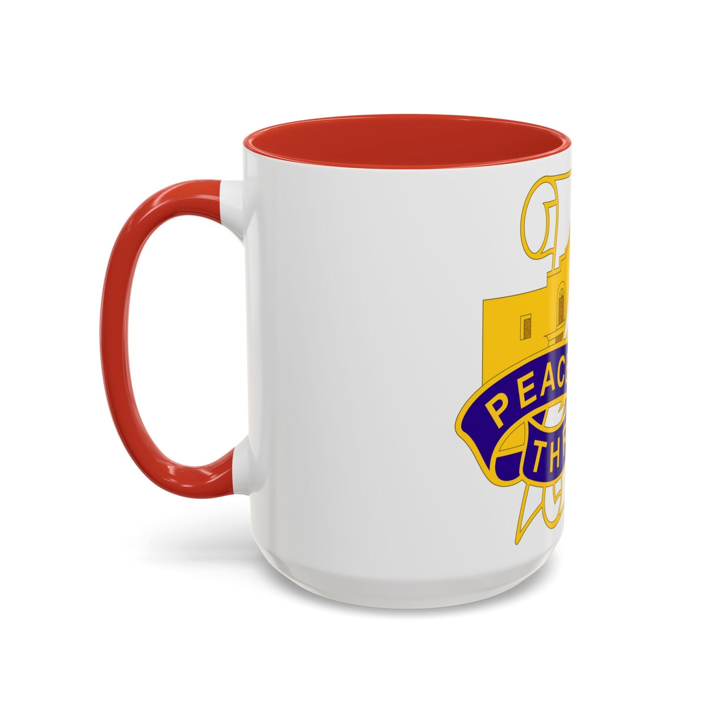 321 Civil Affairs Brigade 2 (U.S. Army) Accent Coffee Mug