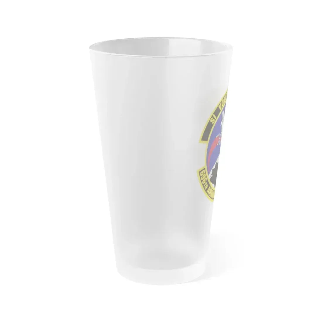 696th Armament Systems Squadron (U.S. Air Force) Frosted Pint Glass 16oz - Go Mug Yourself