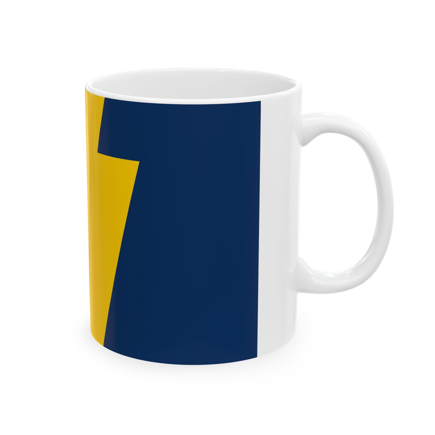 Keystone Flag reverse (United States) White Coffee Mug