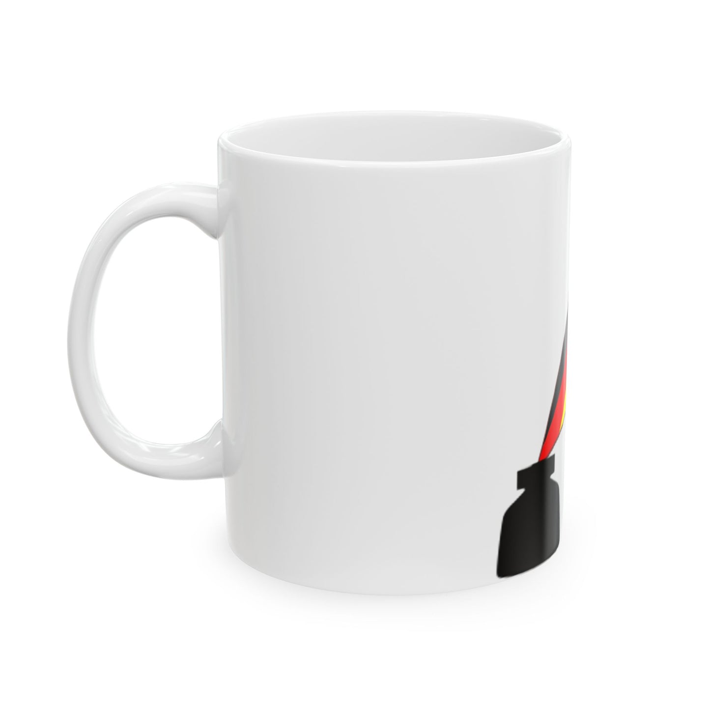 Quill and ink-DE (Germany) White Coffee Mug