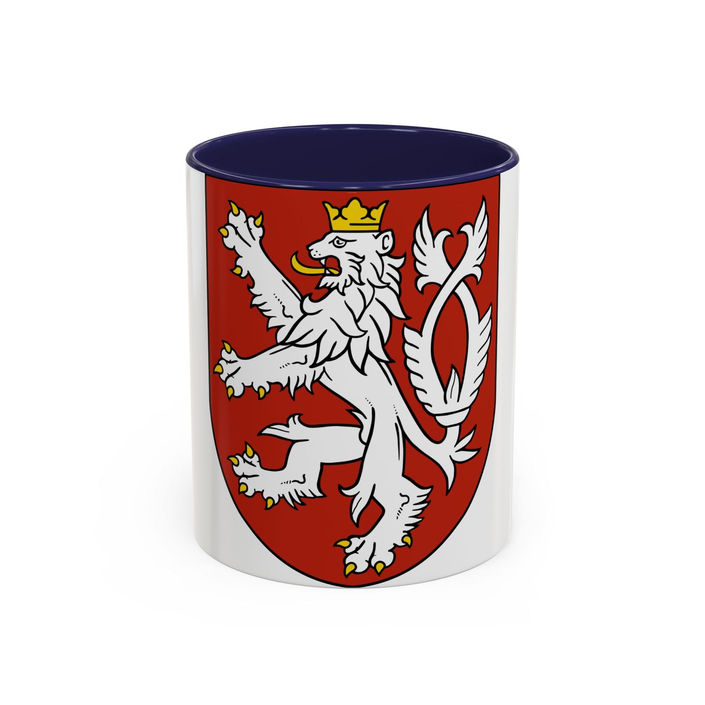 Small coat of arms of the Czech Republic - Accent Coffee Mug