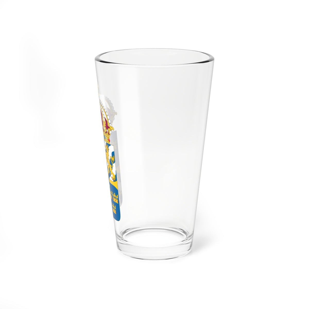 Great coat of arms of Sweden shield (Sweden) (Coat of Arms) Pint Glass 16oz