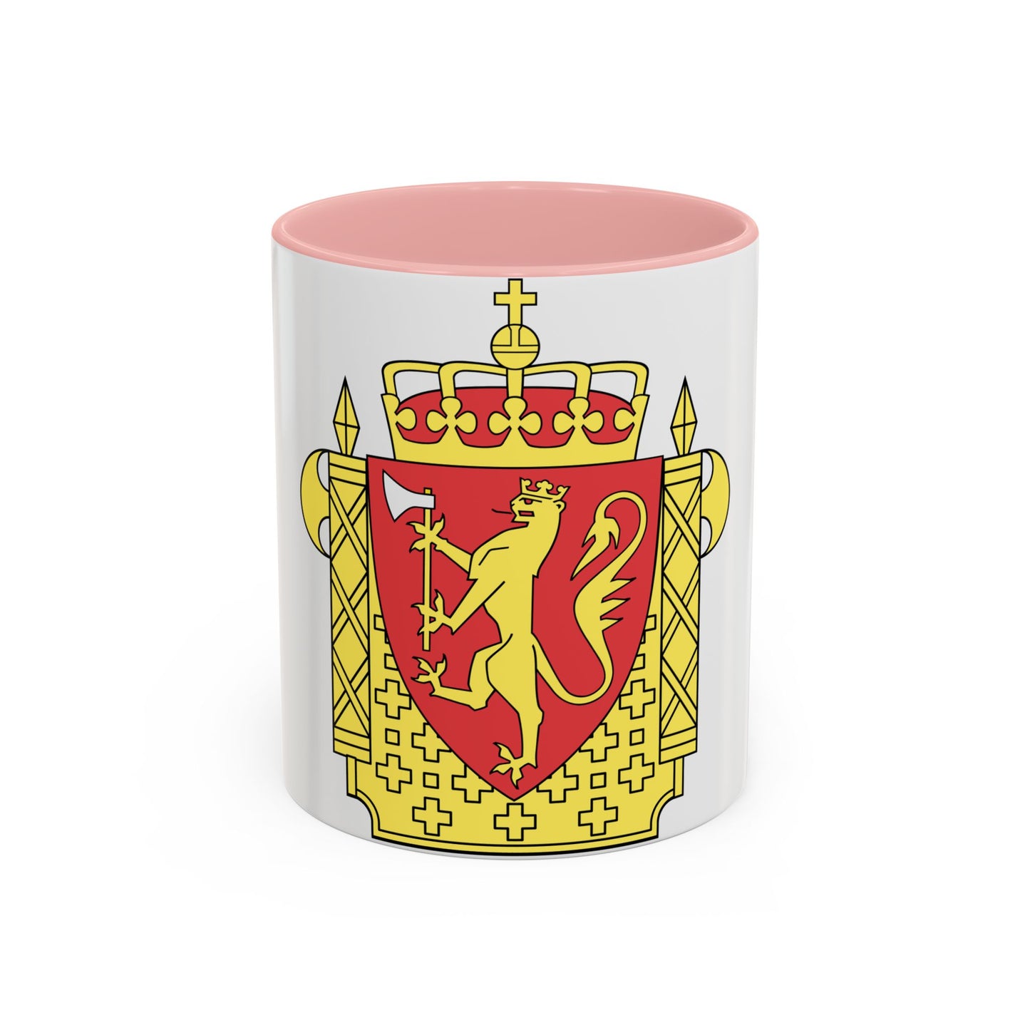 Coat of arms of the Norwegian Police Service - Accent Coffee Mug
