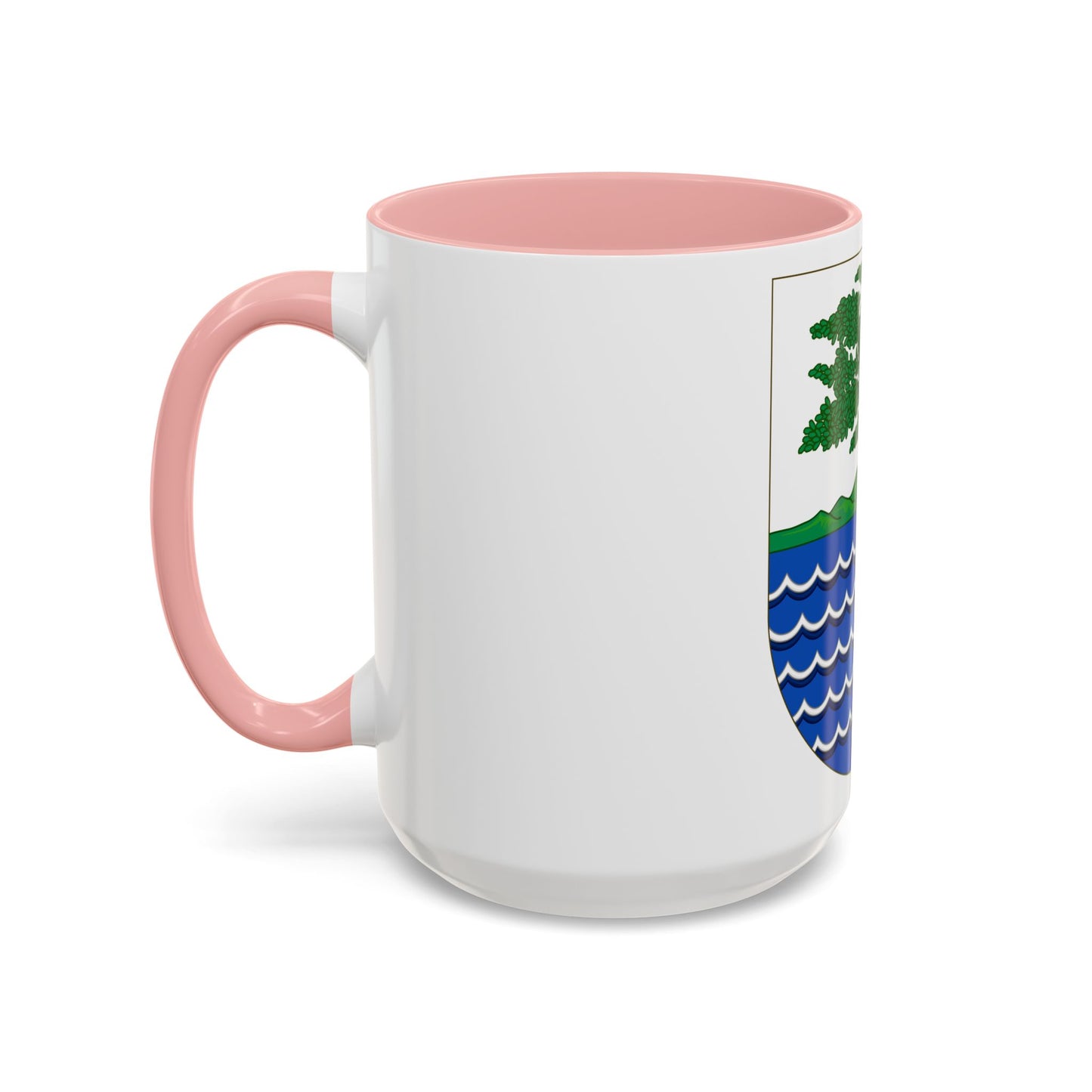 Coat of Arms of the Portuguese and Spanish Guinea - Accent Coffee Mug