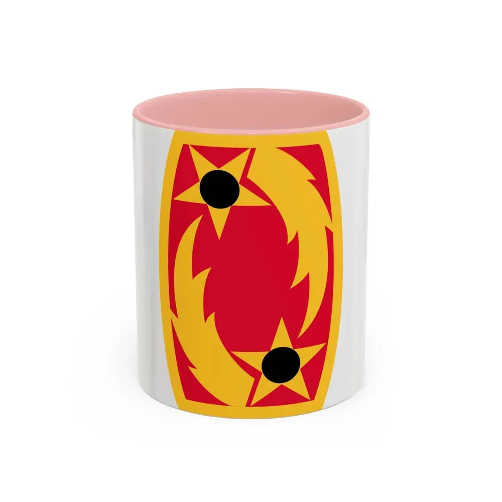69th Air Defense Artillery Brigade (U.S. Army) Accent Coffee Mug 11oz Pink - Go Mug Yourself