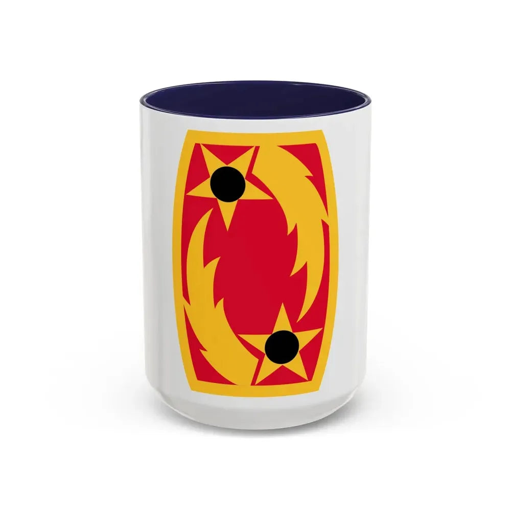 69th Air Defense Artillery Brigade (U.S. Army) Accent Coffee Mug 15oz Navy - Go Mug Yourself