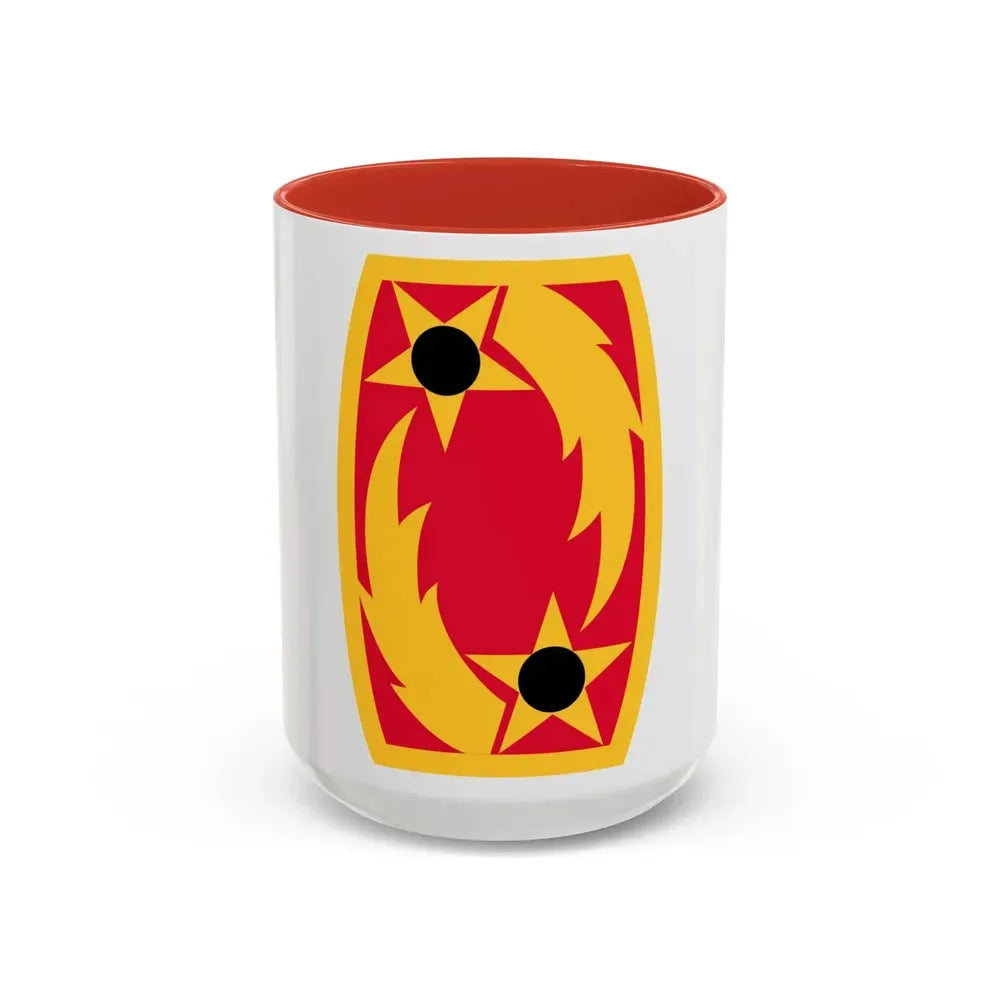 69th Air Defense Artillery Brigade (U.S. Army) Accent Coffee Mug 15oz Red - Go Mug Yourself