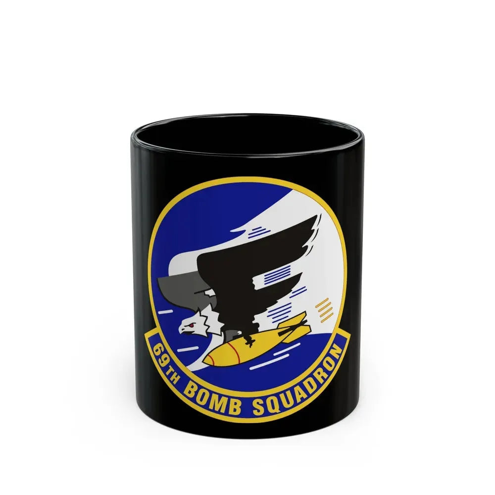 69th Bomb Squadron (U.S. Air Force) Black Coffee Mug 11oz - Go Mug Yourself
