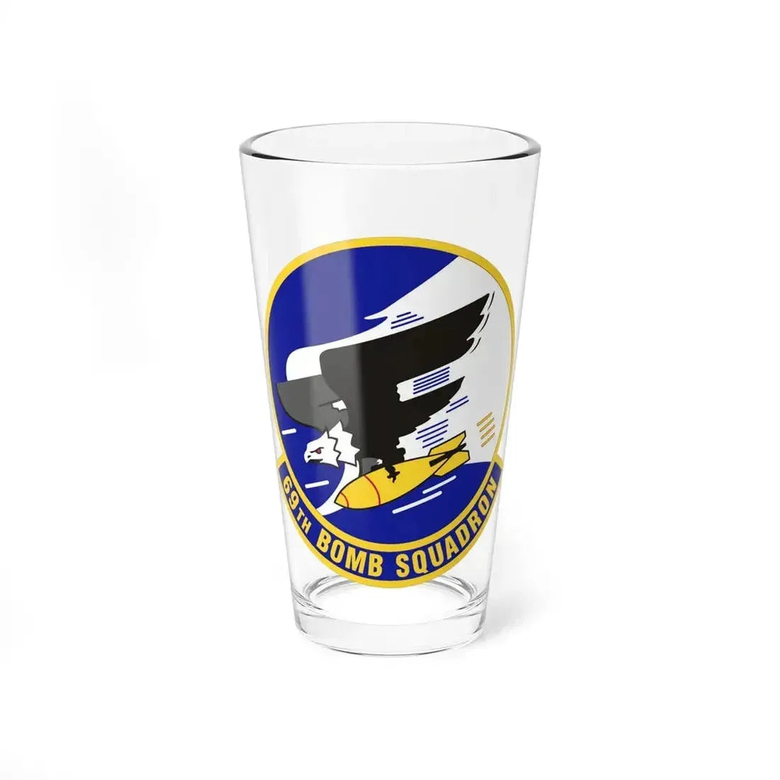 69th Bomb Squadron (U.S. Air Force) Pint Glass 16oz 16oz - Go Mug Yourself