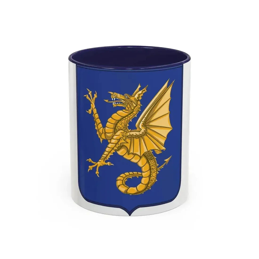 69th Infantry Regiment 2 (U.S. Army) Accent Coffee Mug 11oz Navy - Go Mug Yourself