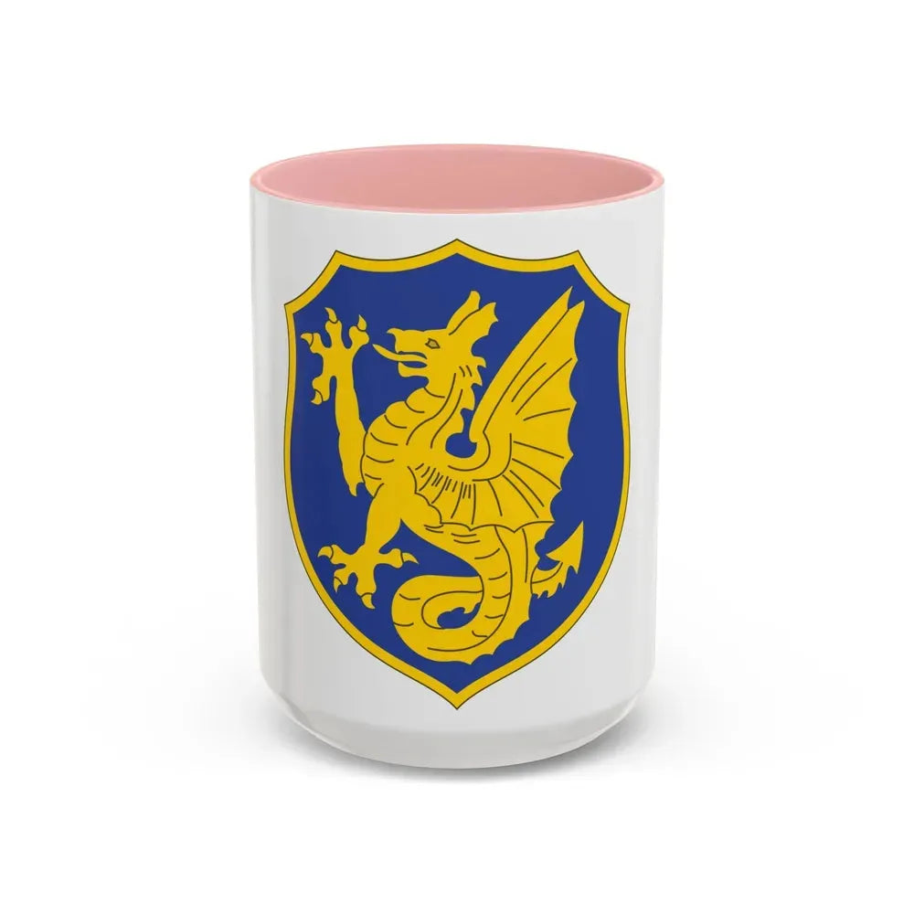 69th Infantry Regiment (U.S. Army) Accent Coffee Mug 15oz Pink - Go Mug Yourself