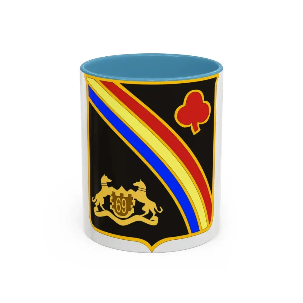 69th New York Infantry Regiment (U.S. Army) Accent Coffee Mug 11oz Light Blue - Go Mug Yourself