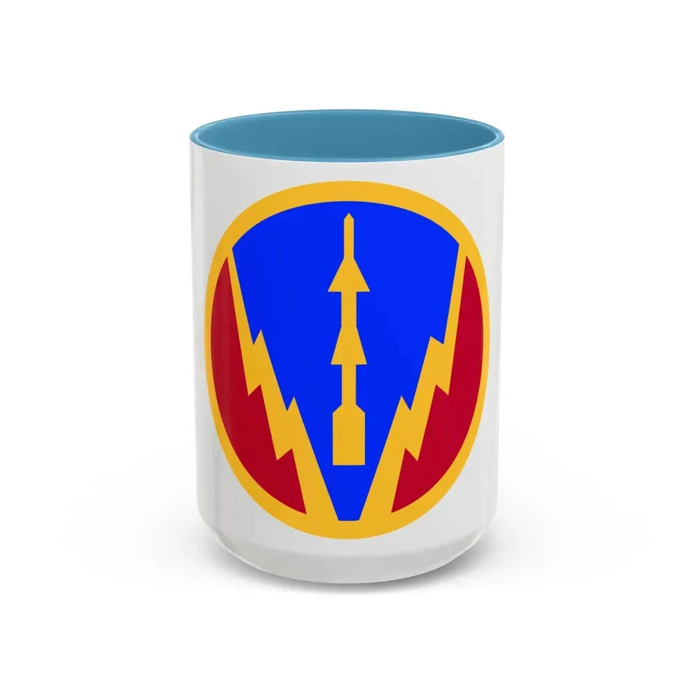 6th Air Defense Artillery Brigade (U.S. Army) Accent Coffee Mug 15oz Light Blue - Go Mug Yourself