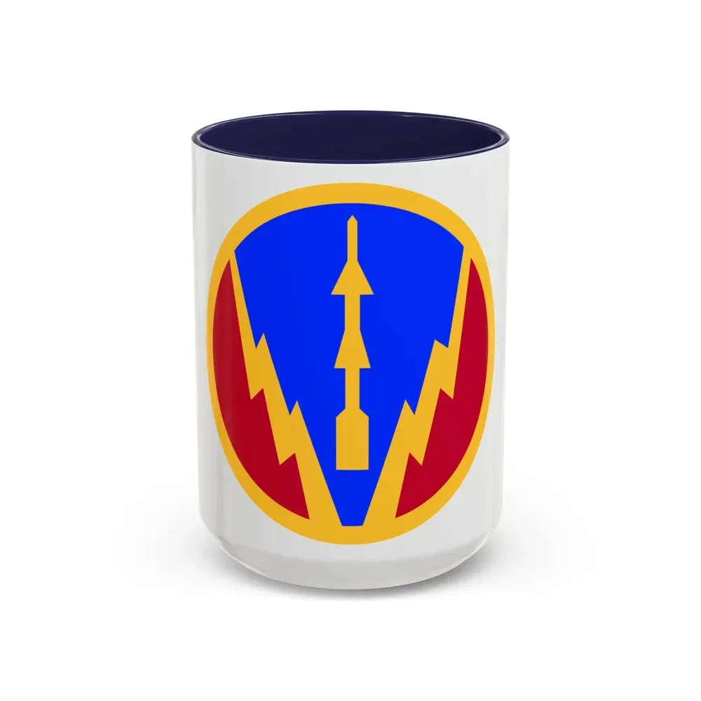 6th Air Defense Artillery Brigade (U.S. Army) Accent Coffee Mug 15oz Navy - Go Mug Yourself