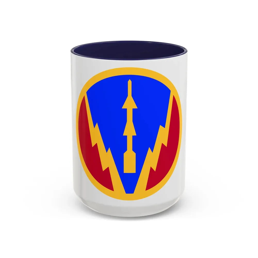 6th Air Defense Artillery Brigade (U.S. Army) Accent Coffee Mug 15oz Navy - Go Mug Yourself