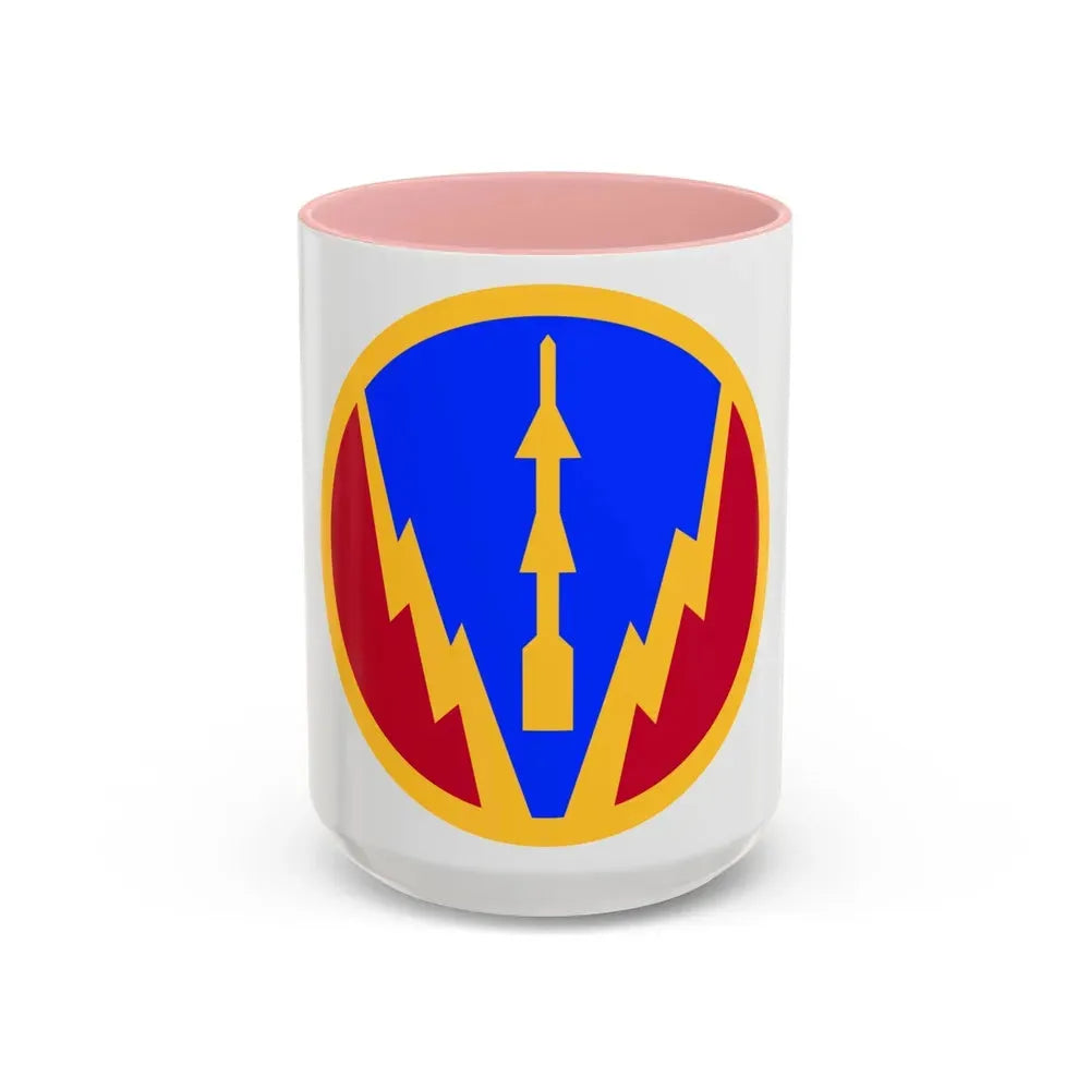 6th Air Defense Artillery Brigade (U.S. Army) Accent Coffee Mug 15oz Pink - Go Mug Yourself