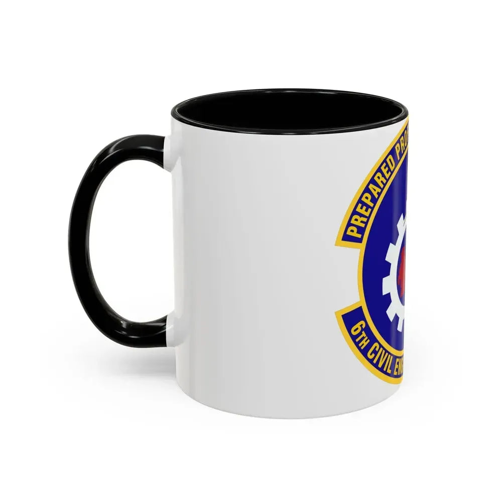 6th Civil Engineer Squadaron (U.S. Air Force) Accent Coffee Mug - Go Mug Yourself