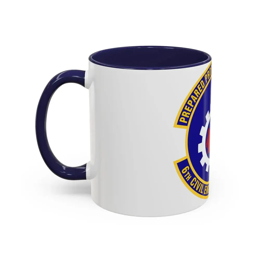 6th Civil Engineer Squadaron (U.S. Air Force) Accent Coffee Mug - Go Mug Yourself