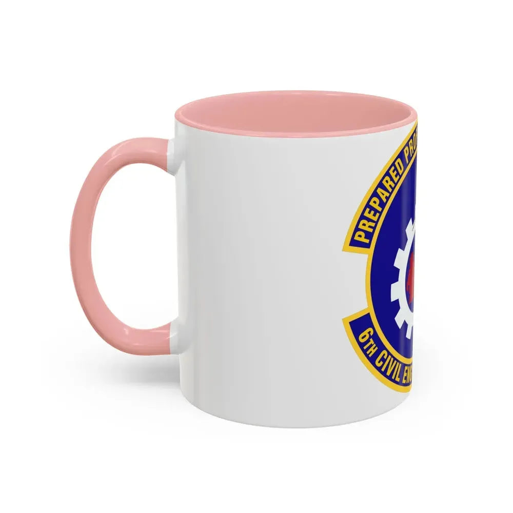6th Civil Engineer Squadaron (U.S. Air Force) Accent Coffee Mug - Go Mug Yourself