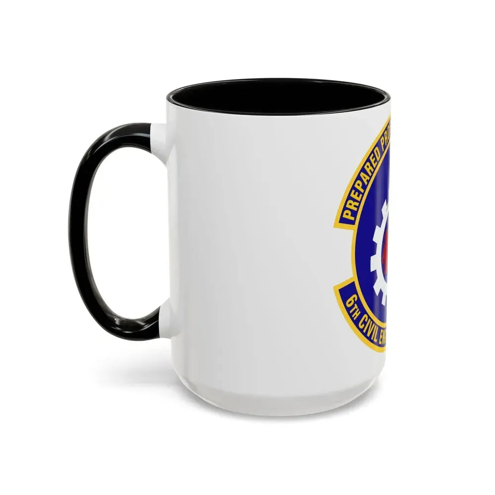 6th Civil Engineer Squadaron (U.S. Air Force) Accent Coffee Mug - Go Mug Yourself