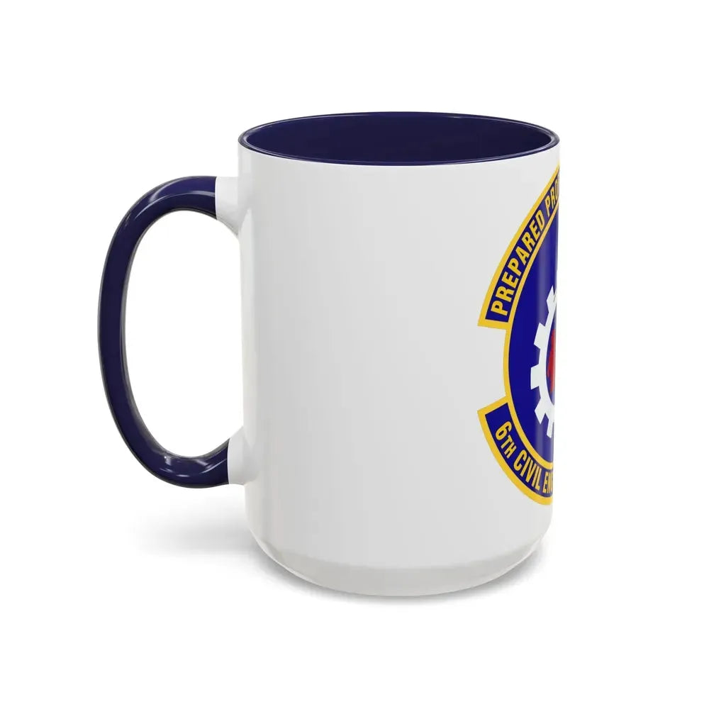 6th Civil Engineer Squadaron (U.S. Air Force) Accent Coffee Mug - Go Mug Yourself