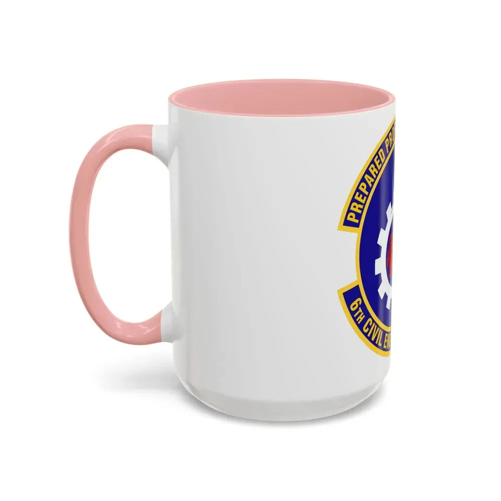 6th Civil Engineer Squadaron (U.S. Air Force) Accent Coffee Mug - Go Mug Yourself