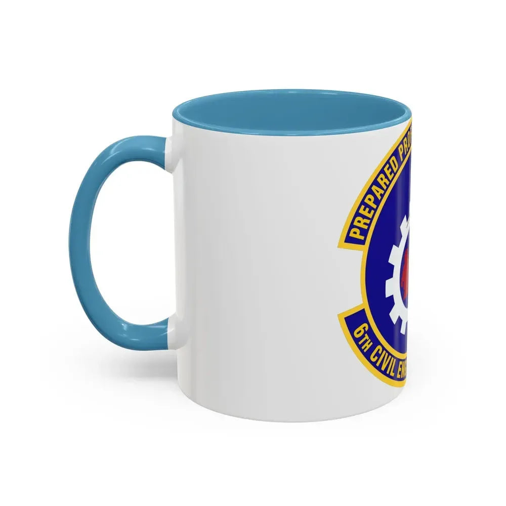 6th Civil Engineer Squadaron (U.S. Air Force) Accent Coffee Mug - Go Mug Yourself