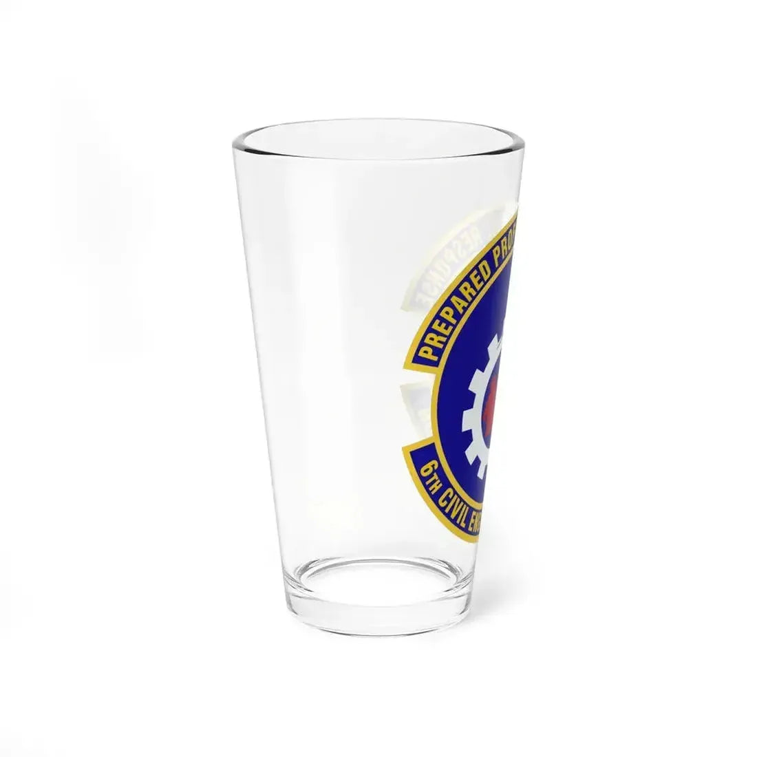 6th Civil Engineer Squadaron (U.S. Air Force) Pint Glass 16oz - Go Mug Yourself