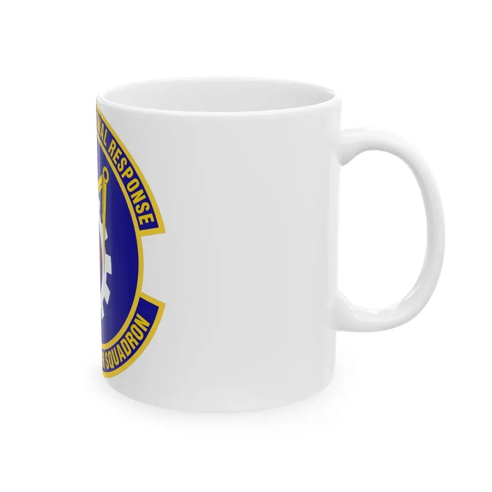 6th Civil Engineer Squadaron (U.S. Air Force) White Coffee Mug - Go Mug Yourself