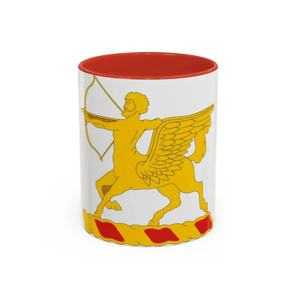 6th Field Artillery Regiment (U.S. Army) Accent Coffee Mug 11oz Red - Go Mug Yourself