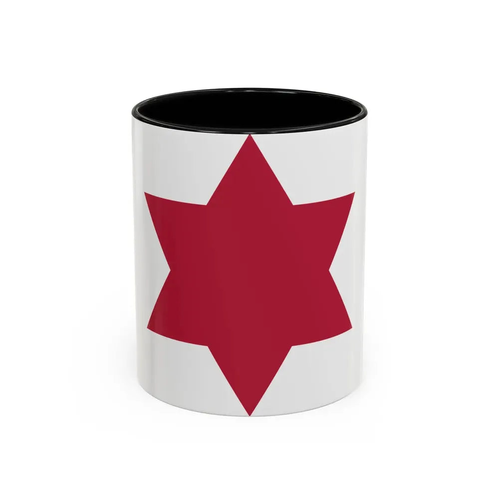 6th Infantry Division (U.S. Army) Accent Coffee Mug 11oz Black - Go Mug Yourself